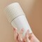300 Count 12 oz Hot Paper Cups, Summer Party Tableware, White Disposable Paper Cups, Versatile for Hot Liquids & Juice, Perfect for Cafes, Bistros & Businesses 4o